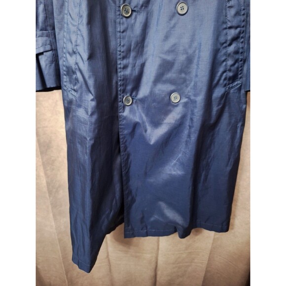 Vintage 90s Misty Harbor Duckwear Lightweight Rain Coat Trench Coat Womens XL/1X - Picture 14 of 16